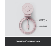 Logitech Brio 300 różowy - 1110352 - zdjęcie 14